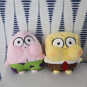 New Sponge Bob Squarepants & Patrick Plush 10"